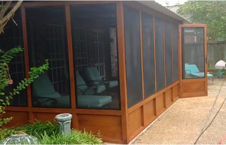 Porch Enclosure – Iron Works U.S.A. Custom Screen Rooms
